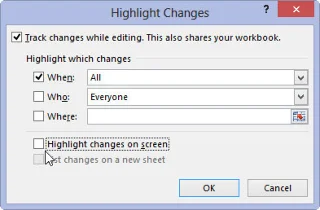 Como ativar o controle de alterações nas pastas de trabalho do Excel 2013