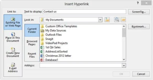 So erstellen Sie einen Hyperlink zu einer anderen PowerPoint 2013-Folie