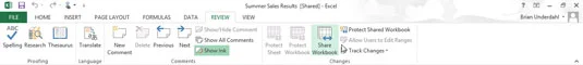 Como compartilhar arquivos do Excel 2013