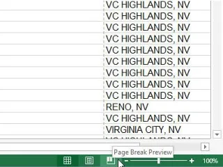So verwenden Sie die Seitenumbruchvorschau in Excel 2013
