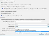 Restringir quem pode editar ou imprimir documentos PDF