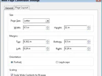 Convertir des pages Web en fichiers PDF