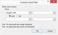 Como usar o filtro automático personalizado em uma tabela do Excel