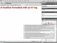 Como definir estilos com o seletor de tags no Dreamweaver