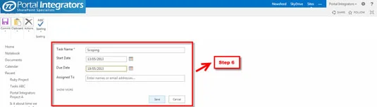 So erstellen Sie Aufgabenlisten mit der Gantt-Diagrammansicht in SharePoint 2013
