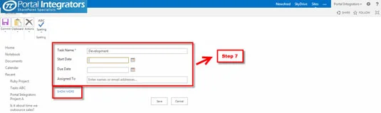 So erstellen Sie Aufgabenlisten mit der Gantt-Diagrammansicht in SharePoint 2013