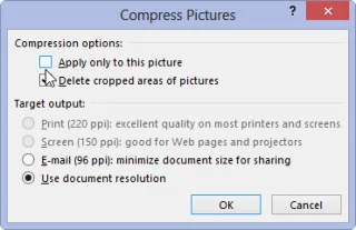 So komprimieren Sie Ihre Bilder in PowerPoint 2013