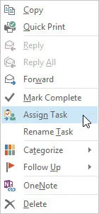So weisen Sie Aufgaben in Outlook 2013 zu