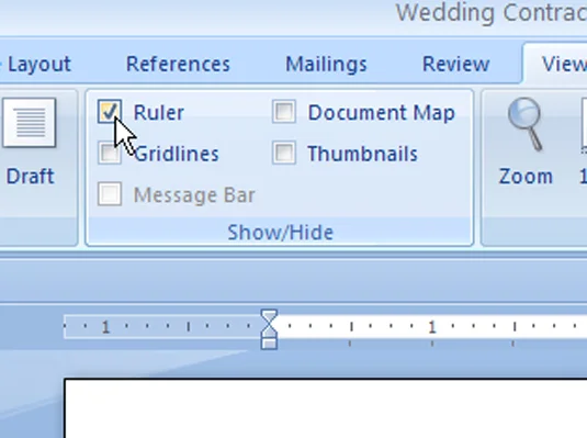 So verwenden Sie den linken Tabstopp in Word 2007