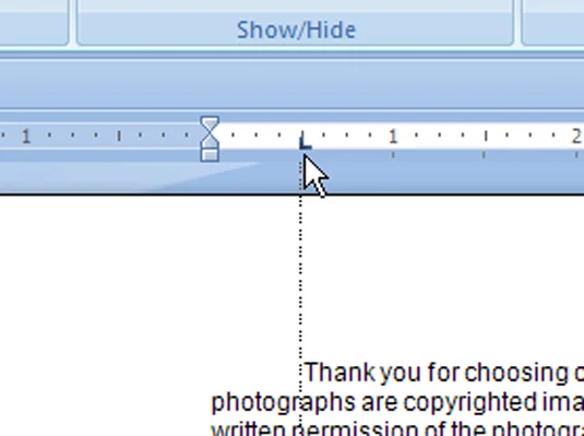 So deaktivieren Sie einen Tabstopp in Word 2007