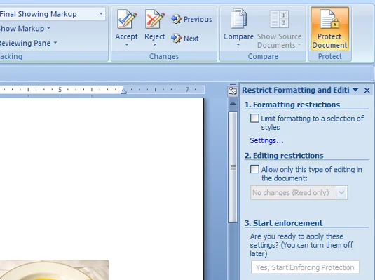 Como proteger um documento do Word 2007