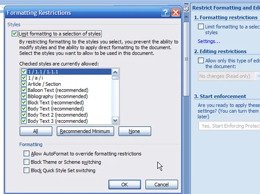 Como proteger um documento do Word 2007