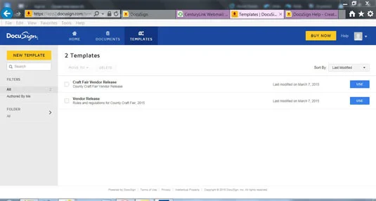 Placer des champs dans DocuSign