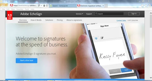 O que é o EchoSign e onde você o obtém?