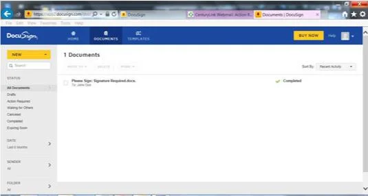 Como assinar um documento com DocuSign