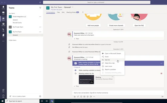 10 dicas para melhores reuniões de equipes da Microsoft