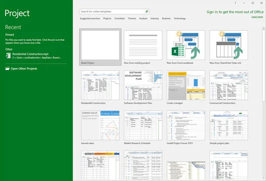 Einführung in Microsoft Project 2019