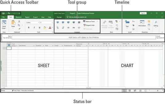 Introdução ao Microsoft Project 2019