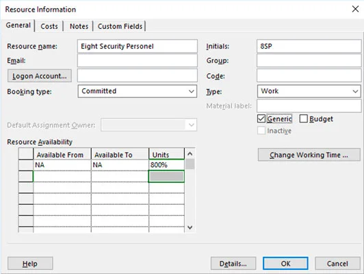 So verwalten Sie Ressourcen in Microsoft Project 2019
