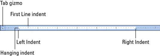 So manipulieren Sie einen Absatz mit dem Word 2010 Lineal