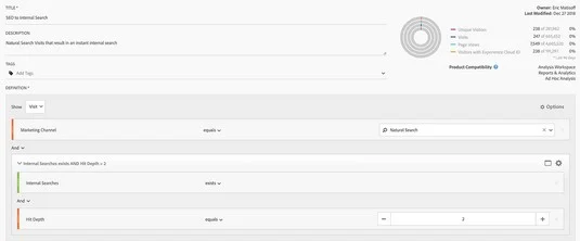 8 segments personnalisés Adobe Analytics
