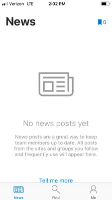 Die mobile SharePoint-App
