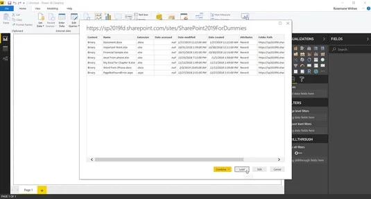 So integrieren Sie SharePoint in Power BI