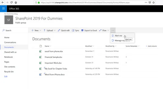 Cara Berkongsi dan Ikuti Laman SharePoint