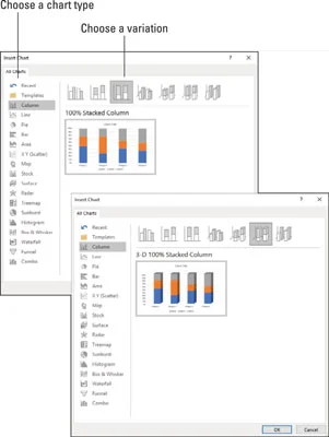 So erstellen Sie Diagramme in Office 365