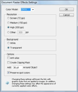 Achatamento de transparência do Adobe CS5 Illustrator