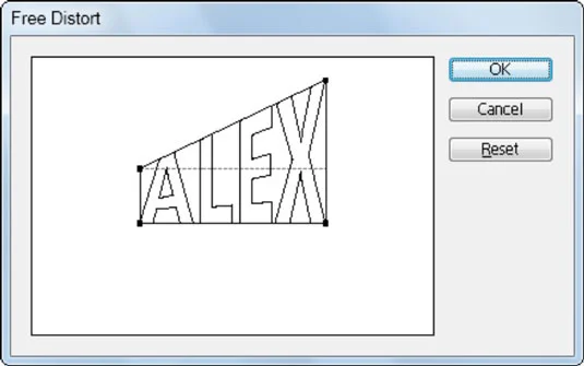 O comando Envelope Distort no Adobe CS5 Illustrator