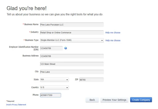 Como usar a configuração expressa no QuickBooks 2020