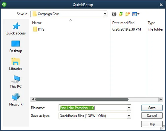 Como usar a configuração expressa no QuickBooks 2020