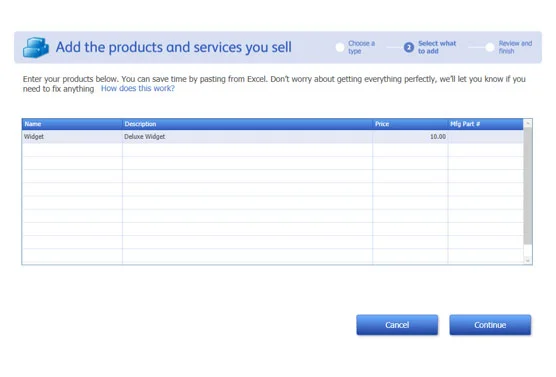Como usar a configuração expressa no QuickBooks 2020