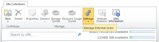 Como ativar o compartilhamento externo do SharePoint Online