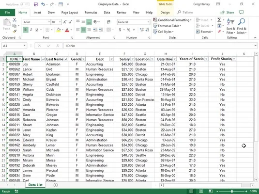 Como classificar no Excel 2019: listas de dados