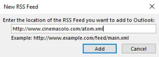 Como configurar um feed RSS no Microsoft Outlook 2019