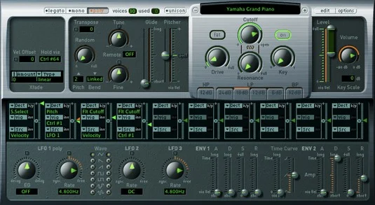 EXS24-Sampler in Logic Pro X