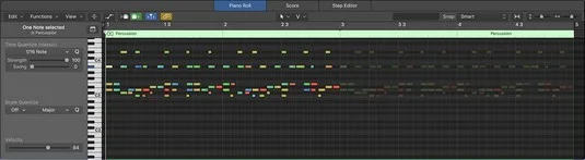 MIDI-Editoren in Logic Pro X