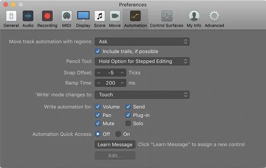 Logic Pro Automation: Verwandeln Sie Ihren Mix in eine Performance