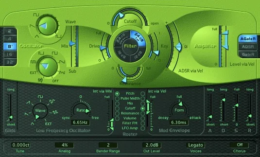 Erkunden von Logic Pro-Synths