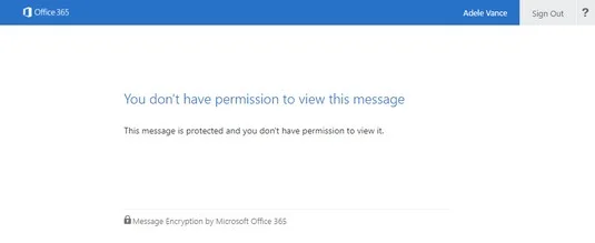 Email do Office 365: criptografia e segurança de mensagens