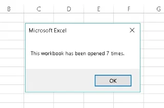 Exemplos de Excel VBA: exemplos de eventos introdutórios