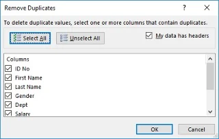So entfernen Sie Duplikate in Excel 2019: Eliminieren von Datensätzen mit doppelten Feldern