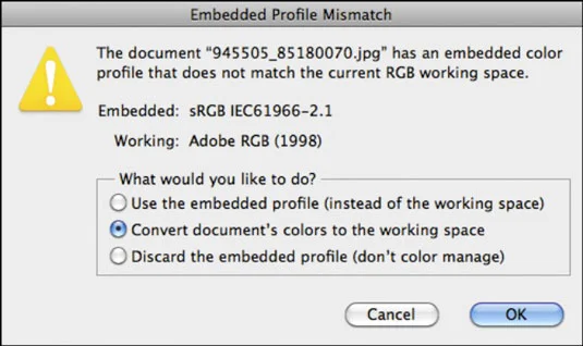 Comment définir des politiques de gestion des couleurs dans Photoshop CS6