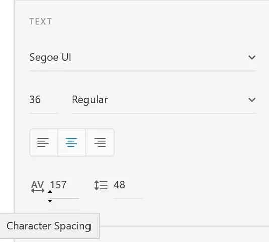 Comment ajuster les propriétés du texte dans Adobe XD