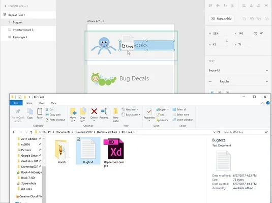 Como usar o recurso de grade de repetição no Adobe XD