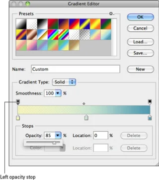 Comment ajouter de la transparence à un dégradé dans Photoshop CS6
