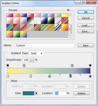 Comment ajouter de la transparence à un dégradé dans Photoshop CS6