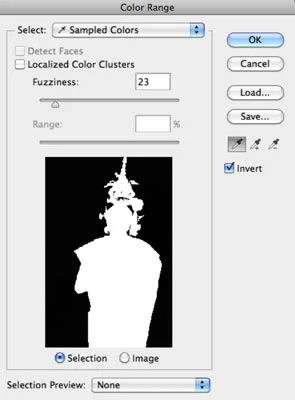 Como executar o comando de intervalo de cores no Photoshop CS6